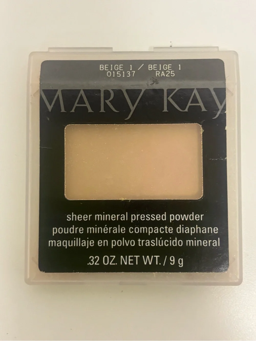 Mary Kay Sheer Mineral Pressed Powder - Beige 1 Compact